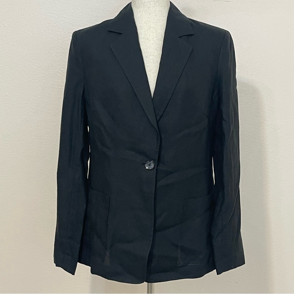 Gianfranco Ferre Linen Blazer One Button Made in Italy